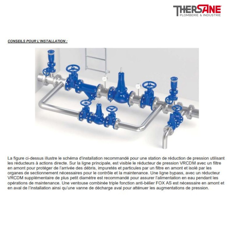 R Ducteur Stabilisateur De Pression Membrane Vrcdm