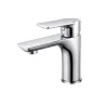 Mitigeur lavabo haut noir et gris THEWA MAM17