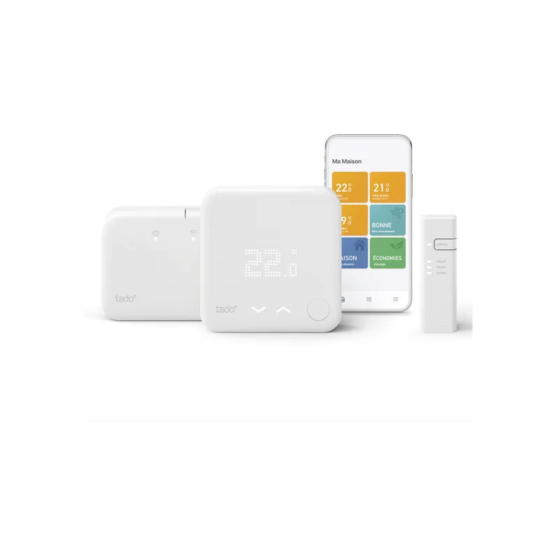 Thermostat intelligent sans fil, kit de démarrage V3+