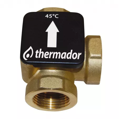 Vanne thermostatique THERMOVAR pour chaudière à combustible solide