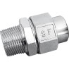 Raccord union inox 3 pièces usinés mâle à souder BW 316L