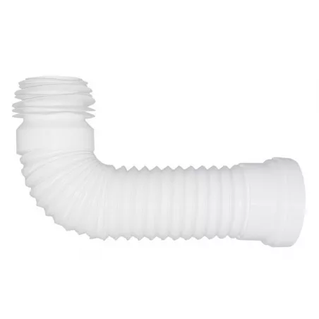 Pipe WC souple extensible PVC Ø100 universel sans collage