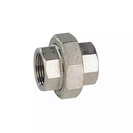 Raccord union femelle - femelle acier inox ASTM A351 CF8M BSP à portée conique