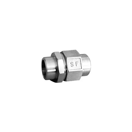 Raccord union 3 pièces usinés à souder BW acier inox ASTM A312 F316L BSP