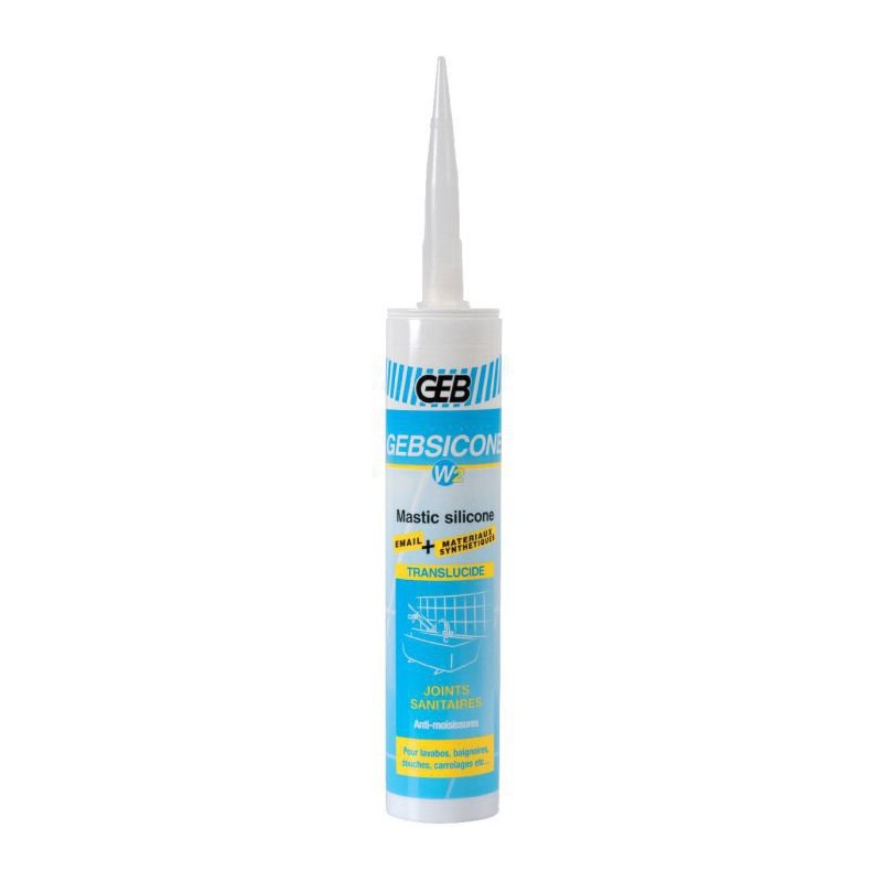 Mastic Silicone GEBSICONE W2 En Cartouche