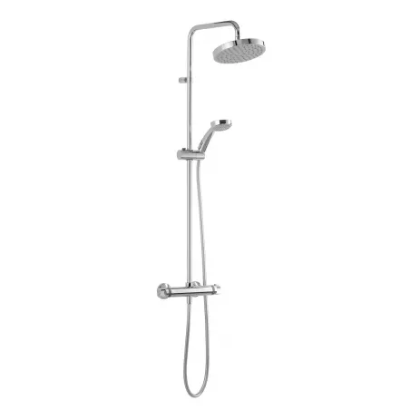 Système douche thermostatique chromé THEWA MIZ25