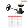 Nomenclature réducteur Robinet papillon à oreilles taraudées corps fonte / inox manchette EPDM ACS